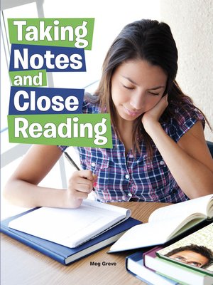 cover image of Taking Notes and Close Reading